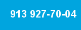 913 927-70-04 913 927-70-04